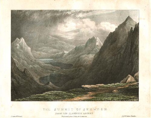 The Summit of Snowdon from the Llanberis ascent