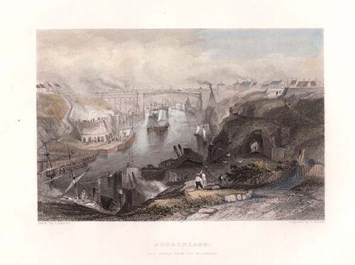 Sunderland  The Bridge from the Westward