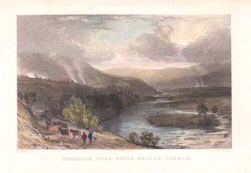 Teesdale near Wince Bridge Durham