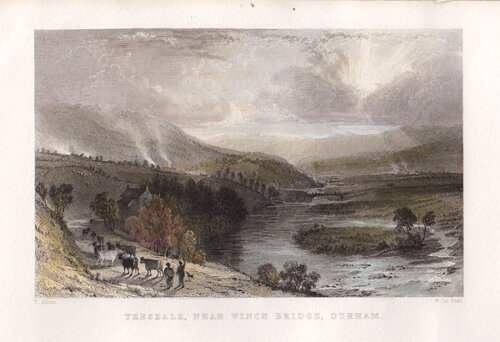 Teesdale near Winch Bridge Durham