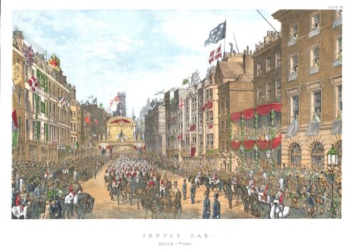 Temple Bar, March 7th 1863.
