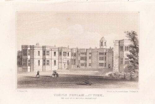 Temple Newsam - Co. York.  (antique print)