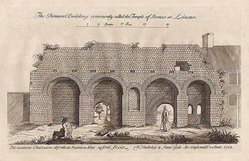 The Roman Building commonly called the Temple of Janus at Leicester