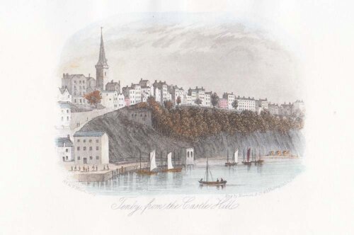 Tenby from the Castle Hill.