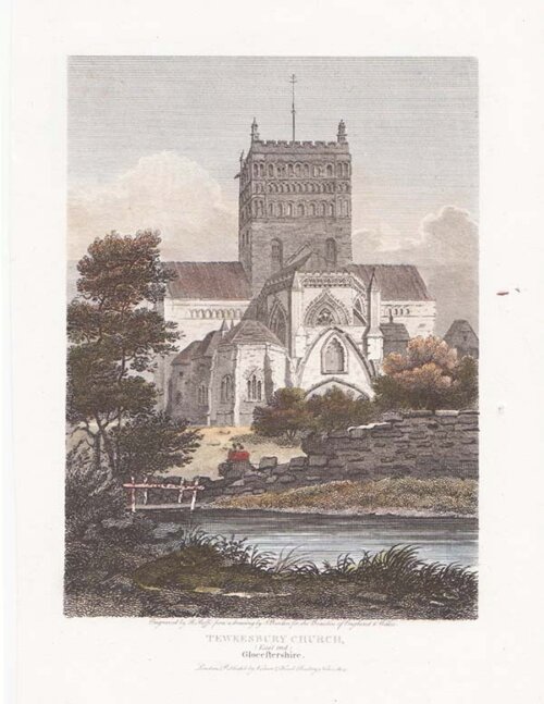 Tewkesbury Church East End Glocestershire