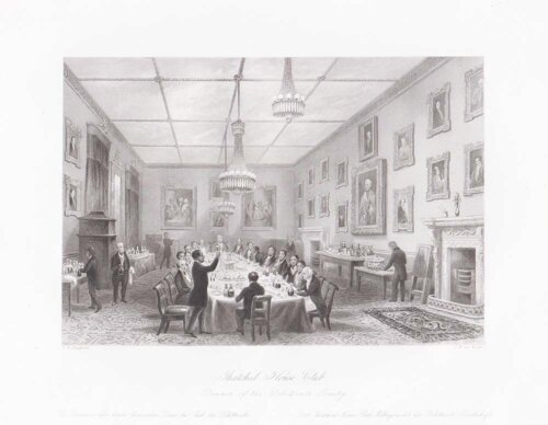 Thatched House Club.  Dinner of the Dilettanti Society.