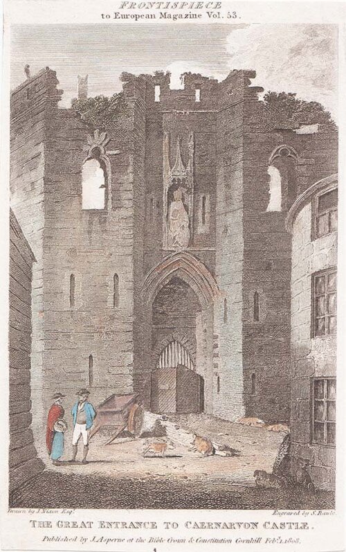 The Great Entrance to Caernarvon Castle Ref: 