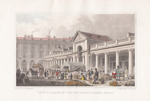 The N W Facade of the New Covent Garden Market 