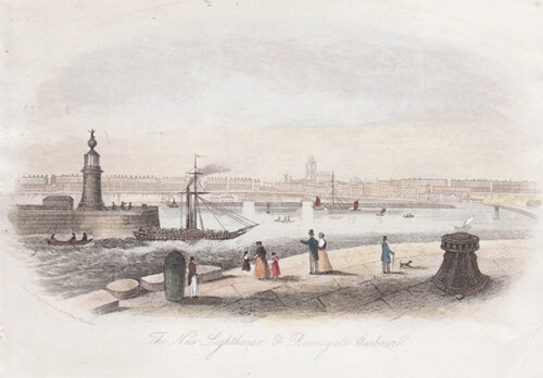 The New Lighthouse & Ramsgate Harbour