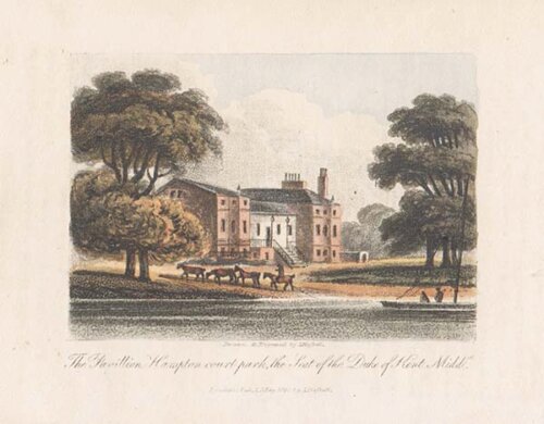 The Pavilion Hampton Court Park the Seat of the Duke of Kent Middx 