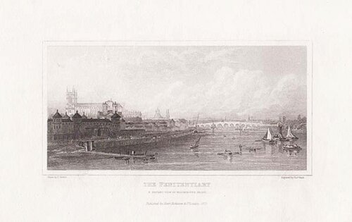 The Penitentiary and distant view of Westminster Bridge 