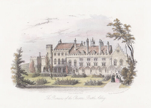 The Remains of the Cloisters Battle Abbey 