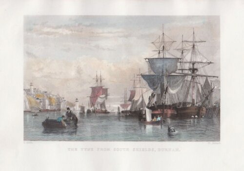 The Tyne from South Shields, Durham.