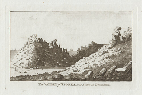 The Valley of Stones near Linton in Devonshire 