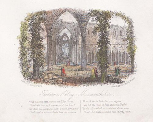 Tintern Abbey, Mon. from the Wye.