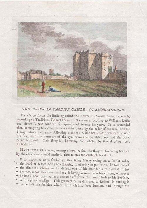 Tower in Cardiff Castle Glamorganshire