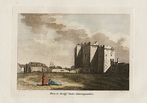 Tower in Cardiff Castle Glamorganshire