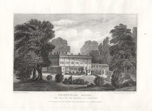 Trentham Hall the Seat of the Marquis of Stafford