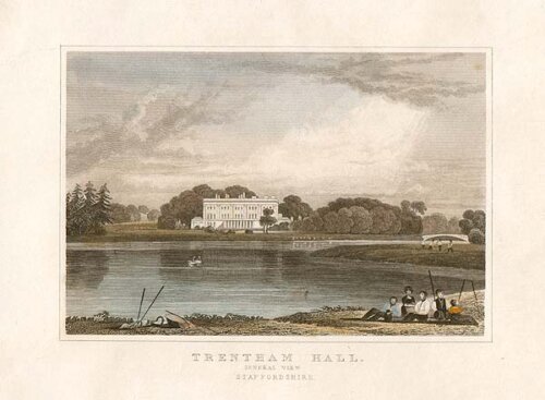 Trentham Hall  General View  Staffordshire