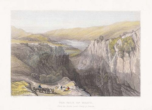 The Vale of Neath from the Rocks near Craig y Dinas 