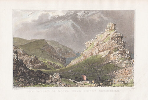 The Valley of Rocks near Linton  