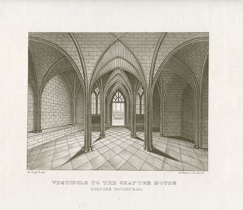Vestibule to the Chapter House Chester Cathedral 