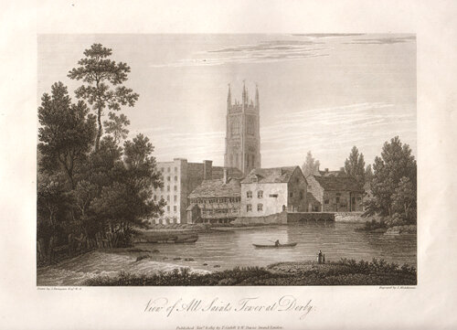View of All Saints Tower at Derby