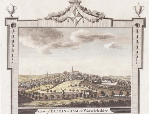View of Birmingham in Warwickshire.