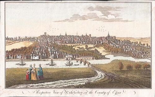 Perspective View of Colchester in the County of Essex