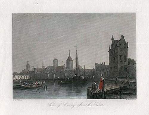View of Dantzic from the river