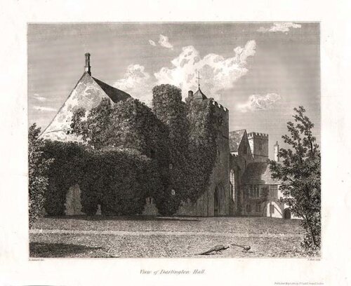 View of Dartington Hall
