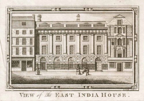 View of the East India House.