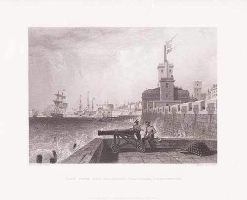 View from the Saluting Platform Portsmouth 