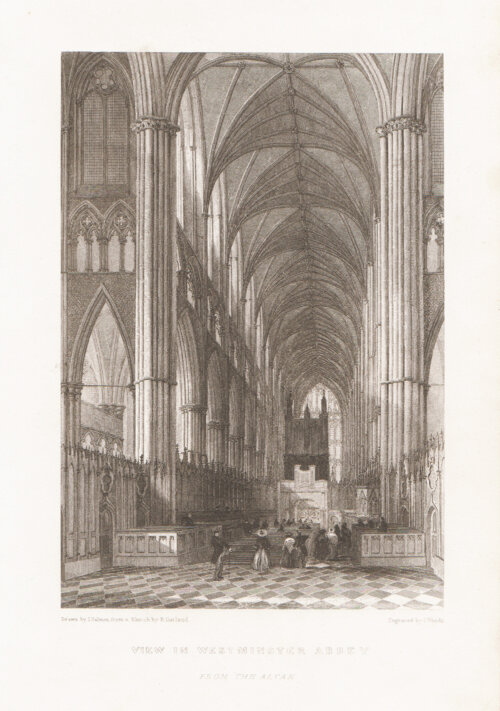 View in Westminster Abbey from the Altar.