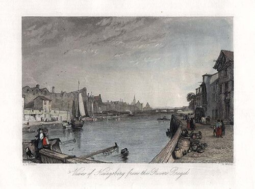 View of Konigsberg from the River Pregel