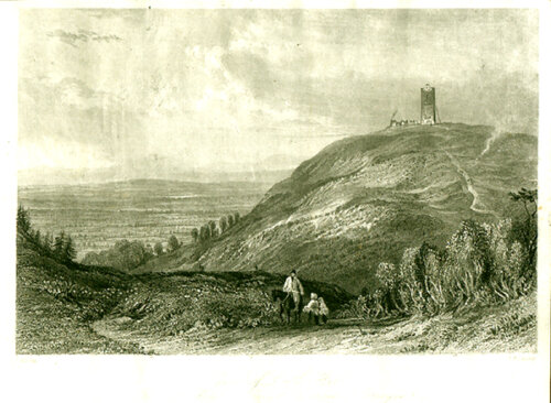 View of Leith Hill  -  From a sketch taken during the Government Survey of 1844