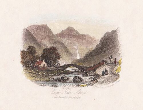 View near Aber Caernarvonshire 