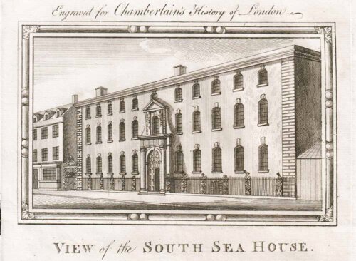 View of the South Sea House.