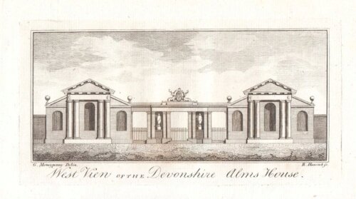 West View of the Devonshire Alms House.
