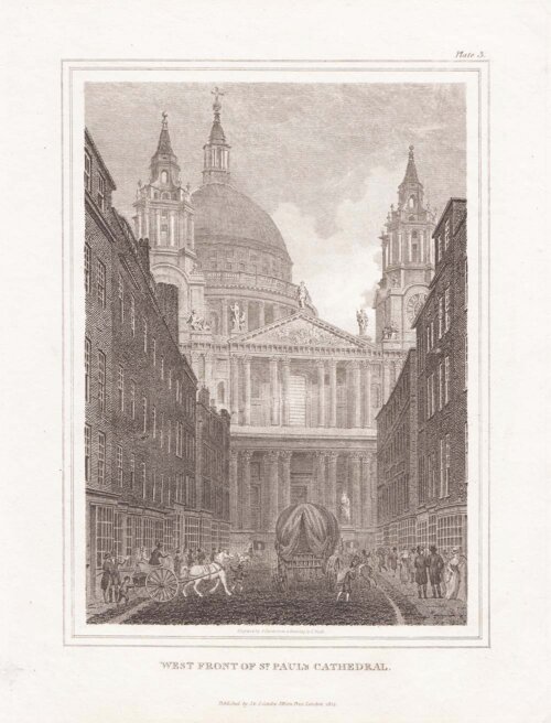 West Front of St. Paul's Cathedral.