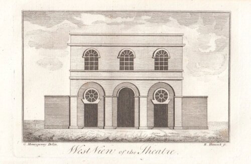 West View of the Theatre.