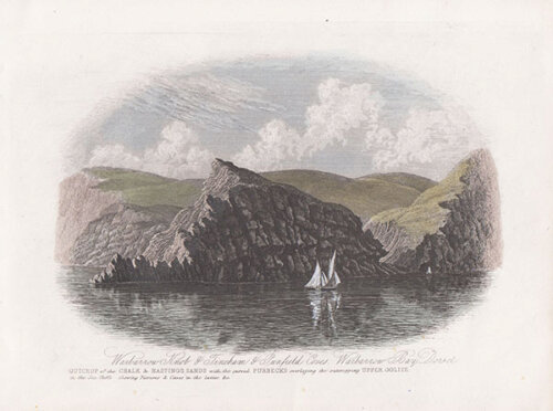 Warbarrow Knob & Tinehman & Punfield Coves Warbarrow Bay Dorset 