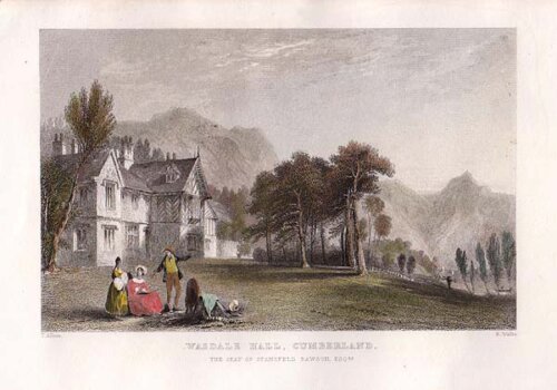 Wasdale Hall Cumberland  The Seat of Stansfield Rawson  Esq
