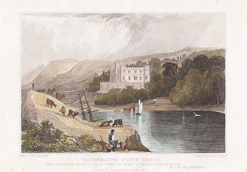 Watermouth North Devon The Seat of Davie Bassett Esq 