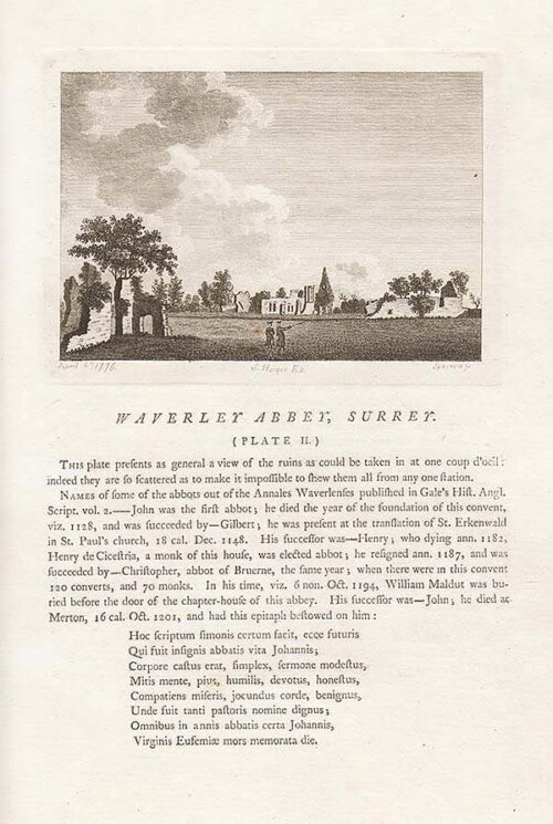 Waverley Abbey Surrey  Plate II