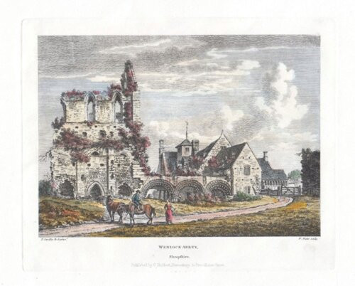 Wenlock Abbey, Shropshire.