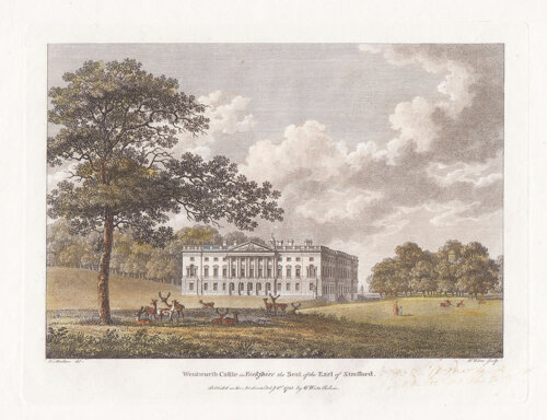 Wentworth Castle in Yorkshire the Seat of the Earl of Strafford