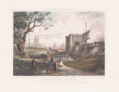 The West Gate and Bridge Gloucester 