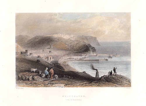 Whitehaven  with St Bees Head 