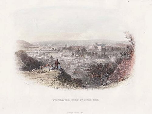 Winchester from St Giles Hill 